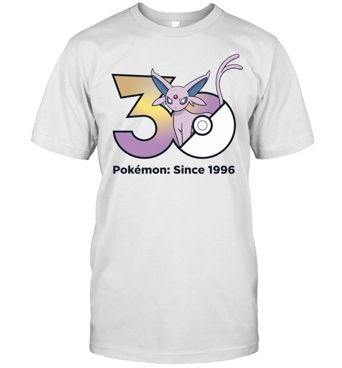 Espeon Eevee Pokemon 30th Anniversary Since 1996 Unisex T-Shirt