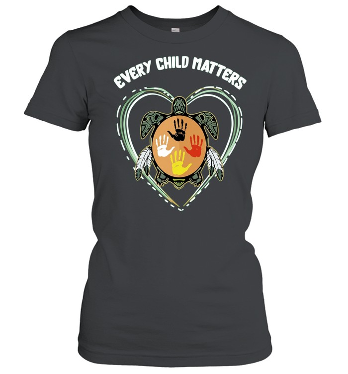 Every Child Matters native hand Women T-Shirt
