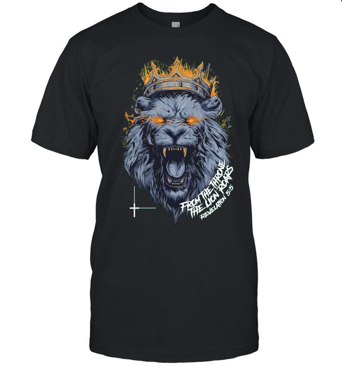 From the Throne the Lion Roars Revelation 5 5 Unisex T-Shirt