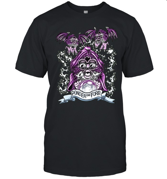 Furby Wizard Ponder the Forb Crystal Ball Bat Creature Unisex T-Shirt