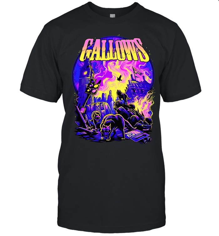 Gallows London Big Ben Wolf Apocalypse vintage Unisex T-Shirt