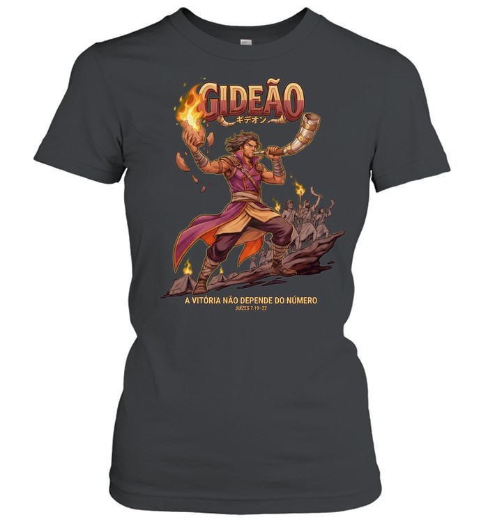 Gideão A Vitória Não Depende do Número Juízes 7 19-22 Women T-Shirt
