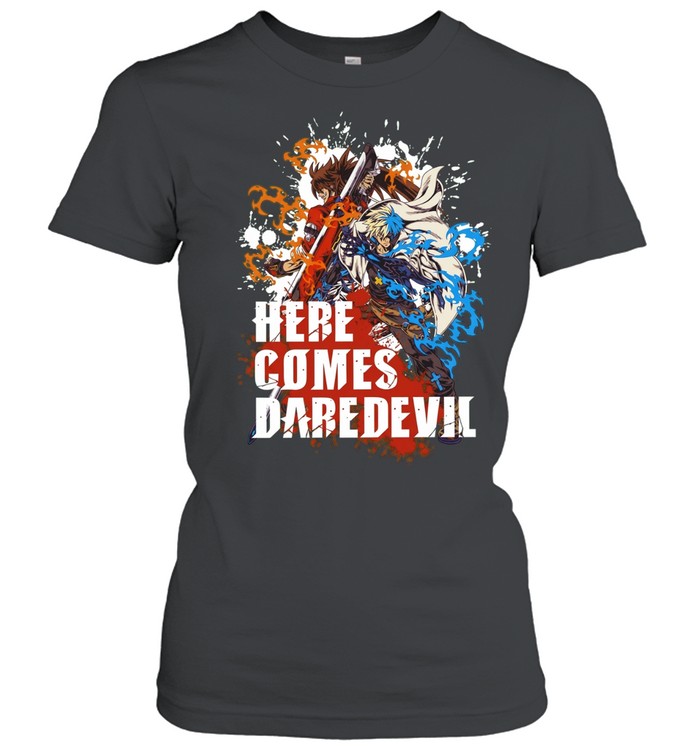 Here Comes Daredevil Guilty Gear Sol Badguy Women T-Shirt