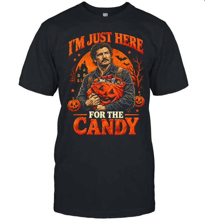 Joel Miller The Last of Us I’m just here for the candy Halloween Unisex T-Shirt