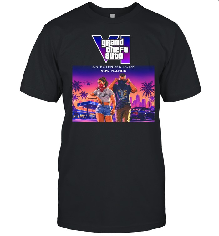 Lucia Jason Grand Theft Auto Video Game An Extended Look Now Playing Unisex T-Shirt