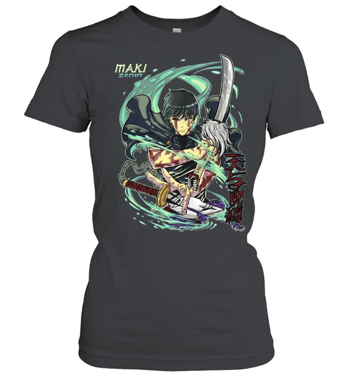 Maki Zenin Jujutsu Kaisen Tenyo Jubaku Maki Zenin Heaven’s Restriction Women T-Shirt