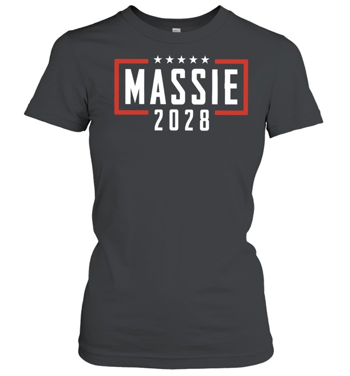 Massie 2028 Minimal Political Statement Women T-Shirt