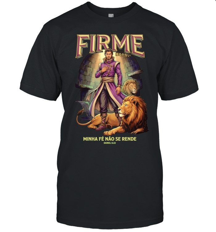 Men and Lions Firme minha pe rang se rende Daniel 6 22 Unisex T-Shirt