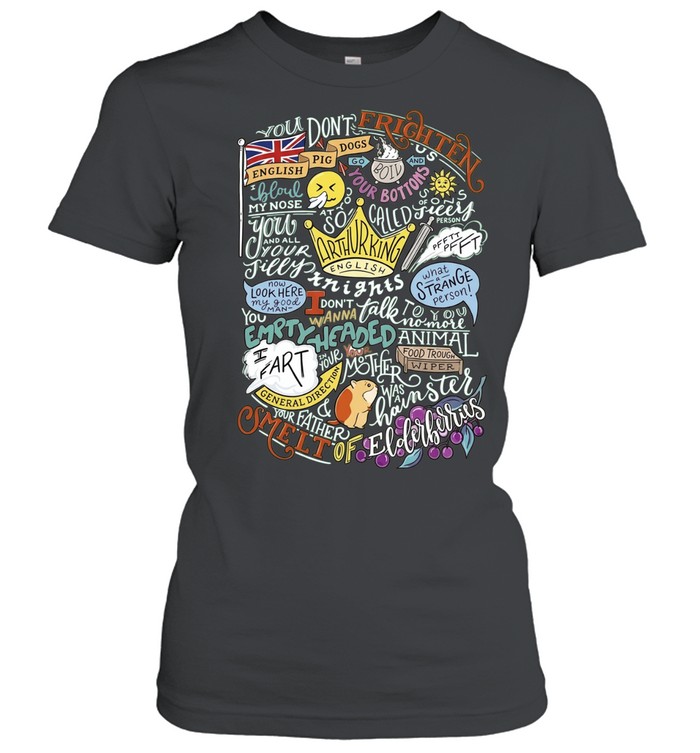 Monty Python and the Holy Grail Your Mother Was a Hamster Quote Women T-Shirt