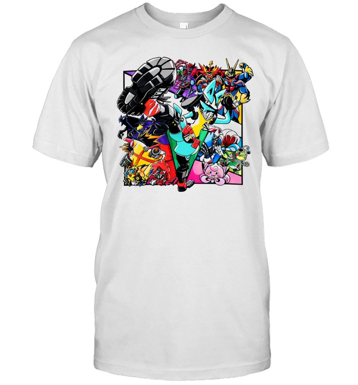My Hero Academia X Pokemon Anime lucario wearing deku Unisex T-Shirt