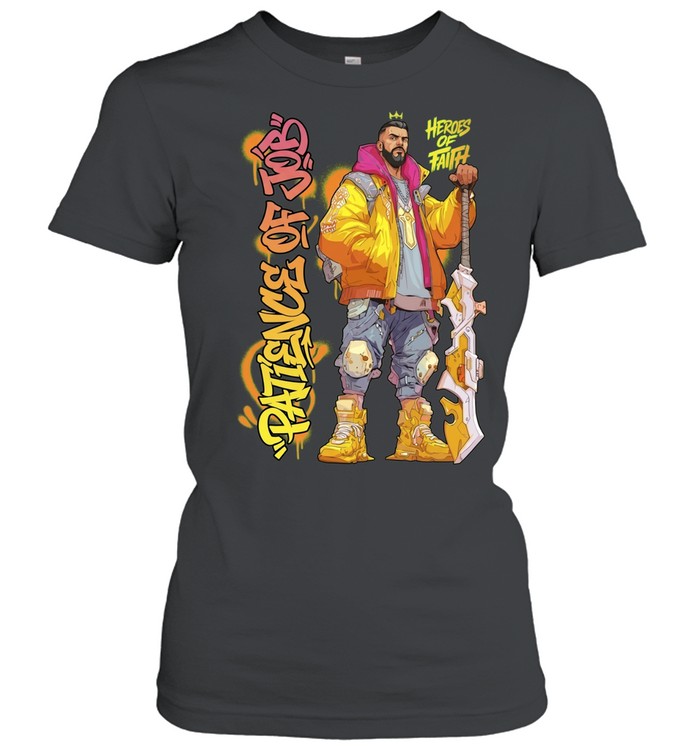 Patience of Job Heroes of Faith cyberpunk Women T-Shirt