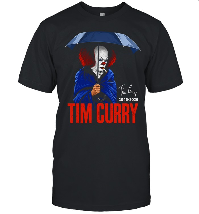 Pennywise IT Tim Curry 1946 2026 Memorial tribute fan art actor horror film Unisex T-Shirt