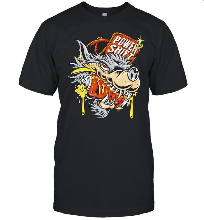 Power Shift Wolf streetwear urban graphic Unisex T-Shirt