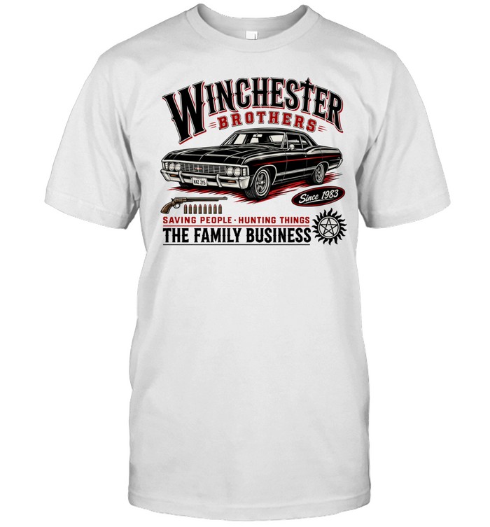 Sam and Dean Winchester Supernatural Brothers Saving People Hunting Things Unisex T-Shirt
