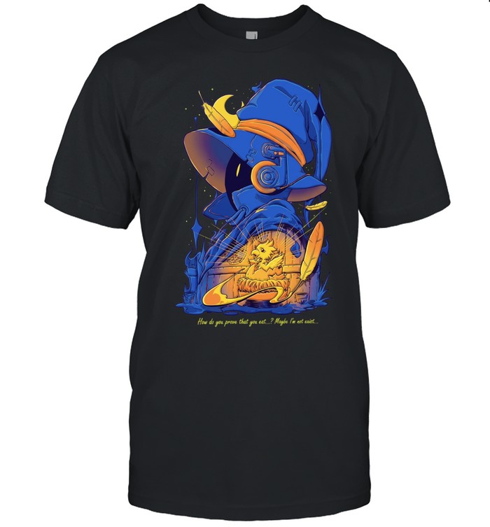 Vivi ornitier how do you prove that exist maybe we don’t black mage hatching chocobo feathers Unisex T-Shirt