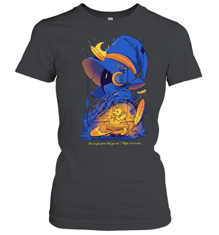 Vivi ornitier how do you prove that exist maybe we don’t black mage hatching chocobo feathers Women T-Shirt