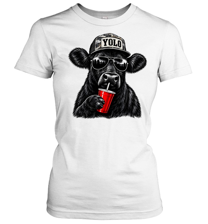 YOLO Angus Cattle Western Women T-Shirt