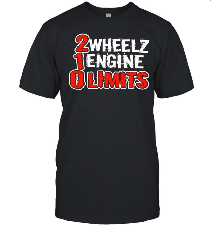 2 Wheelz Engine Limits motorcycle biker Unisex T-Shirt