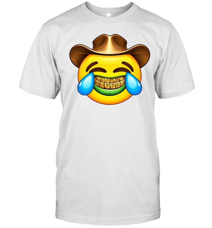 Emoji Green Guy Cowboy Unisex T-Shirt