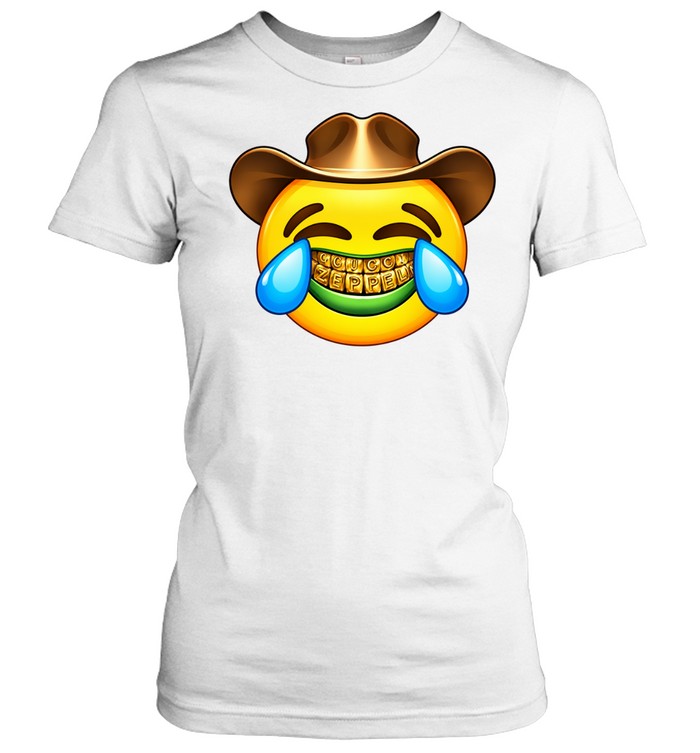 Emoji Green Guy Cowboy Women T-Shirt
