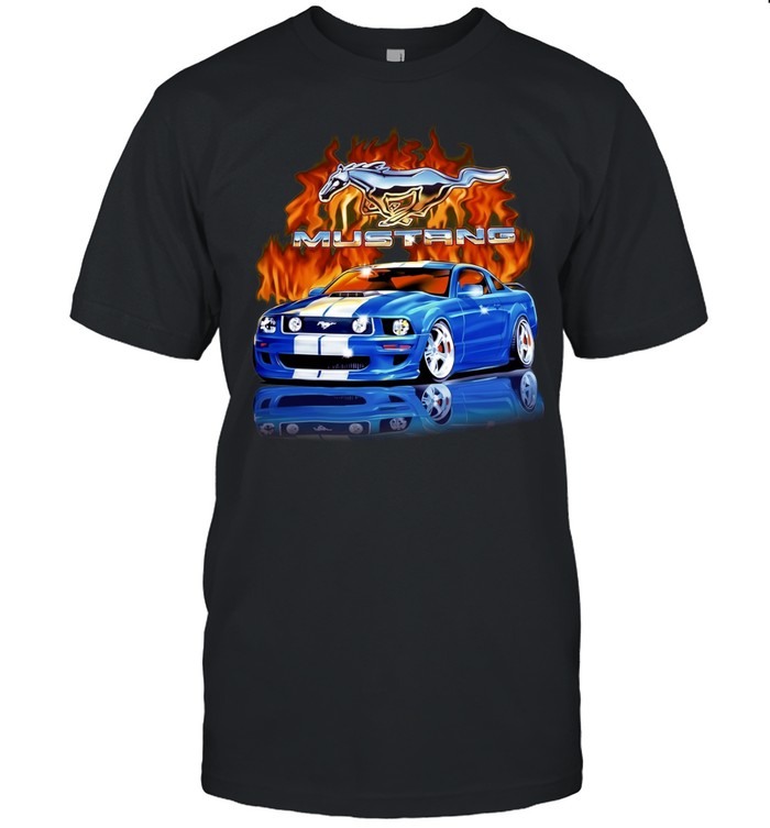 Ford Mustang blue Ford Mustang Unisex T-Shirt