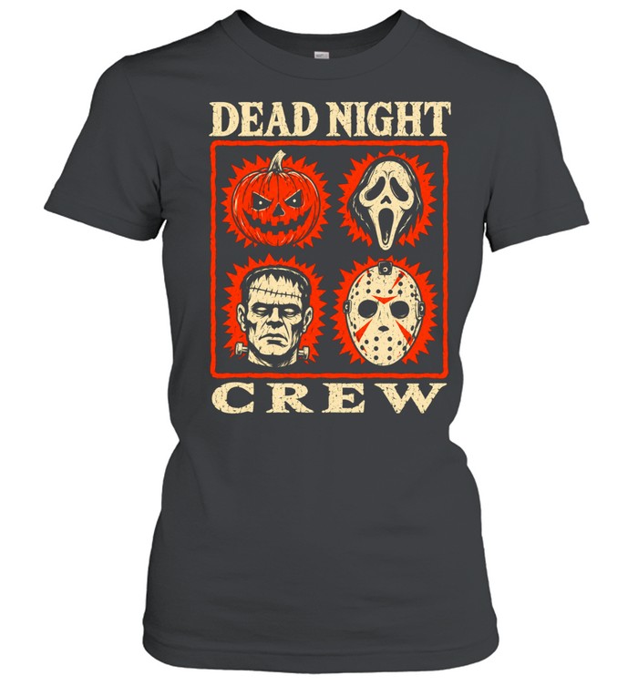 Jason Voorhees Friday The 13th Halloween Dead Night Crew Women T-Shirt