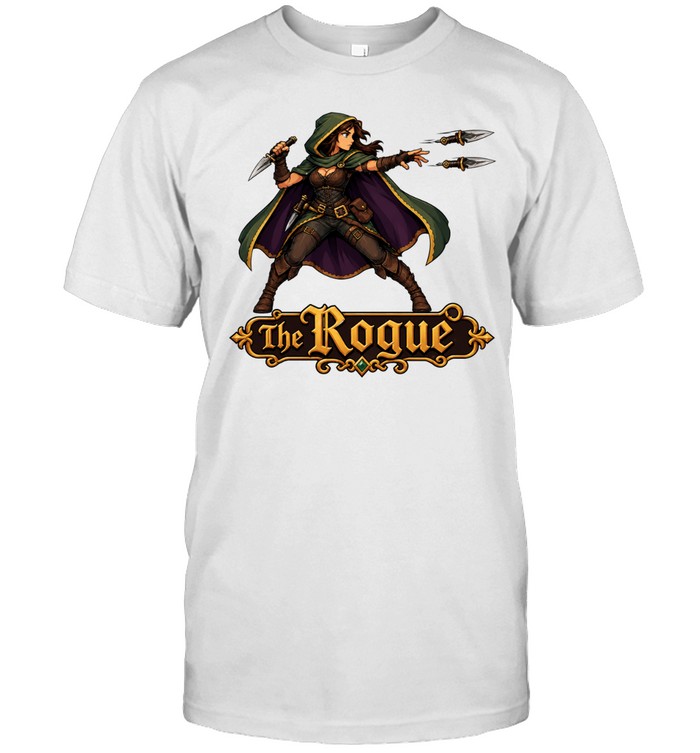The Rogue Pixel Art Fantasy Character Unisex T-Shirt