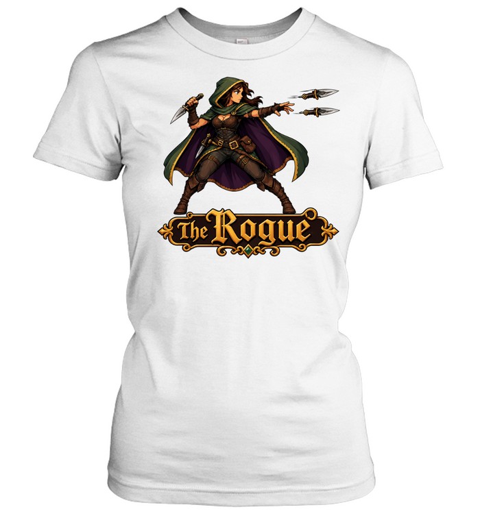The Rogue Pixel Art Fantasy Character Women T-Shirt