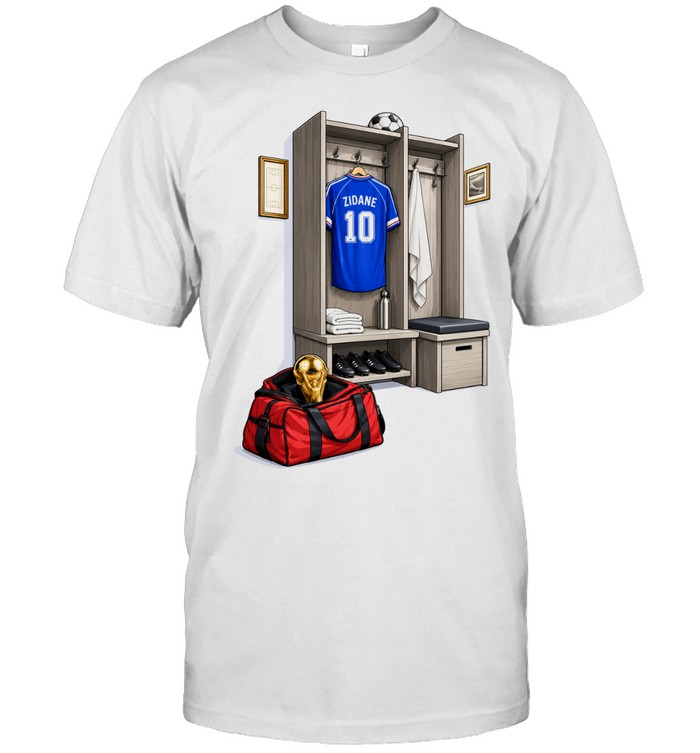 Zinedine Zidane France National Football Team FIFA World Cup 10 locker room Unisex T-Shirt
